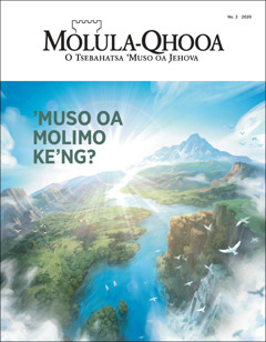 Makasine oa “Molula-Qhooa” o nang le sehlooho se reng: “’Muso oa Molimo Ke’ng?”