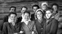 A group of brothers and sisters who were deported to Siberia.
