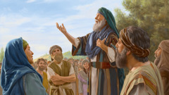 Mojsije uči Izraelce rečima pesme koja slavi Jehovu.