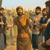 Gideão conversa com os homens de Efraim, que estão segurando armas.