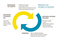 Makonga mibale oyo ezali kobaluka mpe ezali kolakisa makambo oyo emonisaka koyinana. 1. Bansango ya lokuta, ezala mpe mbamba ya etuluku moko boye ya bato, basite Internet ya kosolola na bato, kotala mpe kotanga basango. 2. Bato bayebi malamu te mimeseno ya bato mosusu, ndenge bato ya loposo mosusu bazalaka, to lingomba moko boye. 3. Kobanga basusu bábongola bango, basusu bábotola biloko na bango, to makambo oyo ekoki kosalema. 4. Koyinana etindaka na, kokanisela basusu mabe, Kopona bilongi, mpe mobulu.