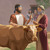 An Israelite man bringing a cow as a bride-price to his future father-in-law.