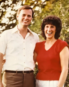Reino e Lesli nel 1975.
