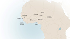 Gbakigbaki kpiarago nayugopa West Africa, kini yugu agu aba Israel Itajobi araki na ki mangisunge rogoho: Conakry, Guinea; Sierra Leone; Niamey, Niger; Kano, Orisunbare, na Lagos, Nigeria yo.