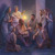 Paul and Silas witnessing to the jailer and his family at night. They all listen attentively.