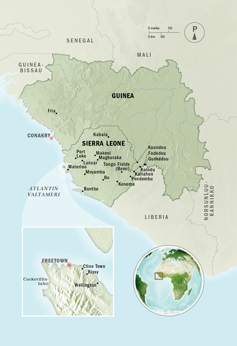 Sierra Leone ja Guinea lyhyesti | Vuosikirja 2014