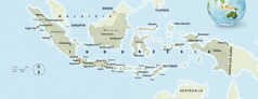 Indoneesia kaart