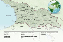 Mapa ng Georgia