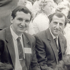 Joni Shalamberidze and Tamazi Biblaia in the early 1990’s