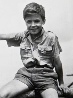 Gerrit Lösch as a young boy