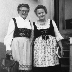 Ilse Unterdörfer y Elfriede Löhr