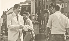 Gerrit Lösch doing street work in Austria