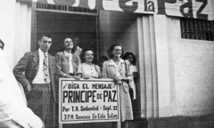 Mildred Olson and others attending a circuit assembly in El Salvador