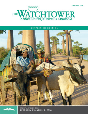 The Watchtower Simplified Edition, January 2016
