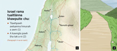 Israel rama tualtlânna khawpui paruk leh kawng ṭha tak târ lanna map