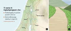 Kiñe mapa pengeli tati kayu waria ñi ingkañpengeam che Israel mu ka tati rüpü küme elkünungetukelu