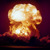 Ядерный гриб на месте взрыва атомной бомбы.