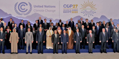 Pemimpin dunia di sidang kemuncak iklim COP27 di Mesir.