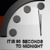 The minute hand of the Doomsday Clock at 90 seconds to midnight.