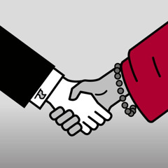 Setšoantšo sa matsoho a tšoaraneng a emelang baetapele ba lipolotiki le baetapele ba bolumeli.