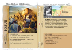 Fiche biblique : Josué