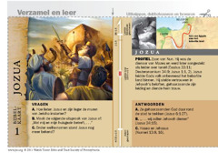 Bijbelkaart over Jozua
