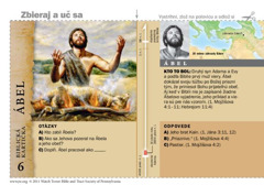 Biblická kartička – Ábel