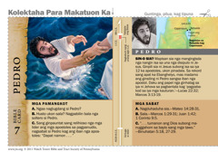 Bible card: Pedro