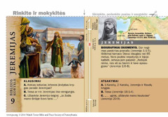 Biblijos kortelė apie Jeremiją