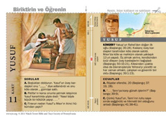 Yusuf Kutsal Kitap kartı