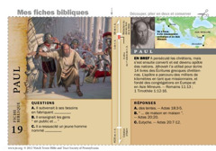 Fiche biblique : Paul