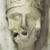 Bild von einem Kopf mit drei Gesichtern; aus Frankreich