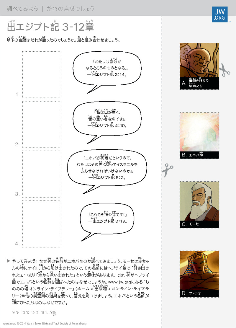 聖書の言葉 神はエジプトを十の災厄で打つ 調べてみよう