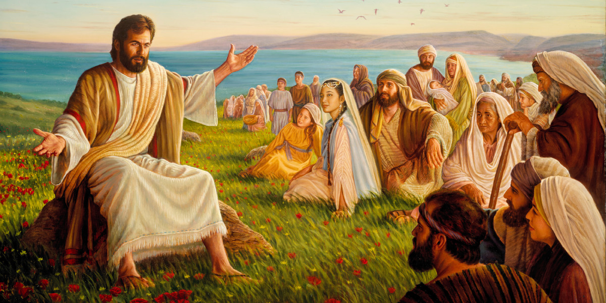 jesus teaching children