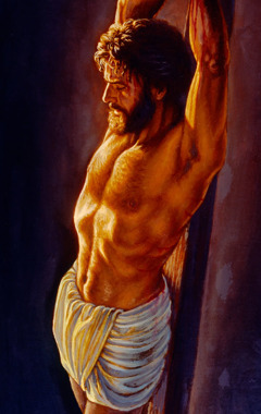 يسوع يُحتضر على خشبة الآلام