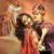 Η Βαβυλώνα η Μεγάλη απεικονίζεται ως πόρνη ντυμένη με πορφυρά και κατακόκκινα ρούχα
