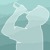 A silhouette of a man with his head tipped back as he drinks from a bottle