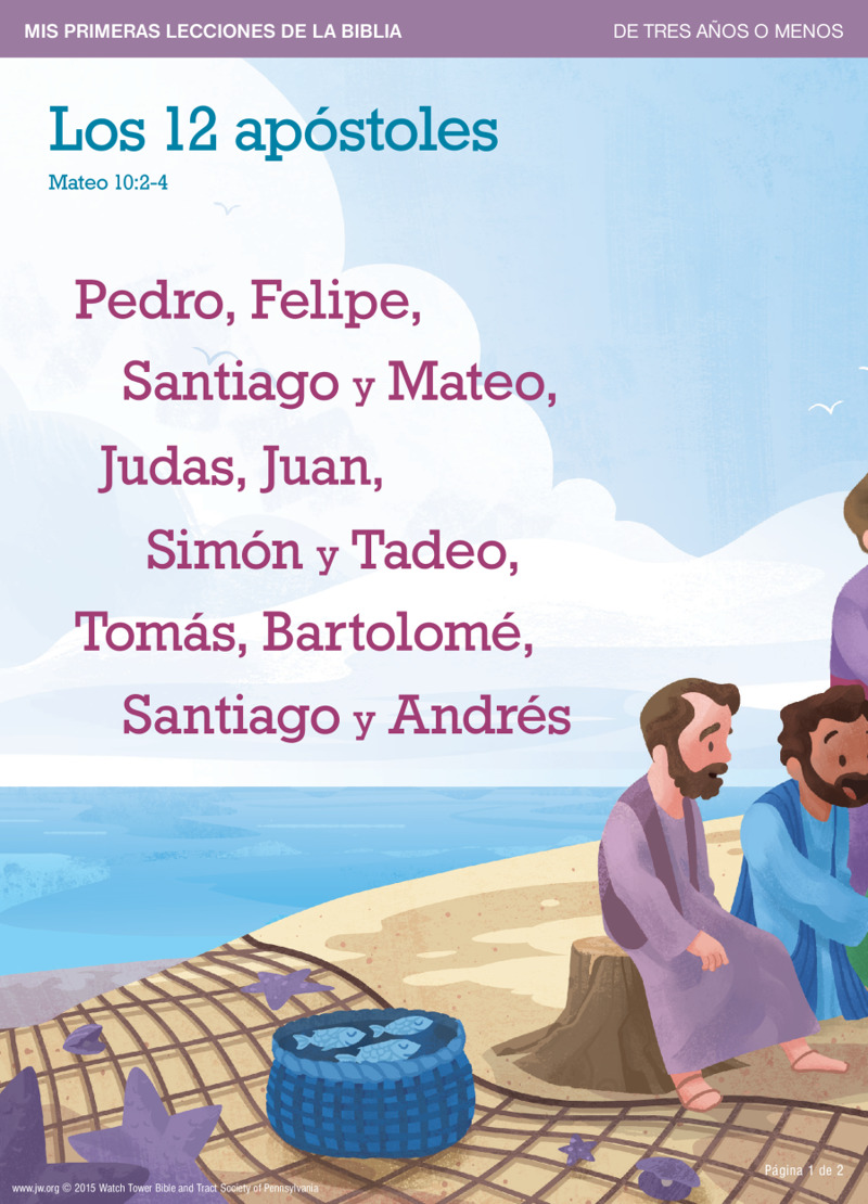 Nombre De Los Doce Apostoles Para Niños - Noticias Niños