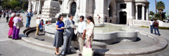 Testigos de Jehová predicando en la ciudad de México