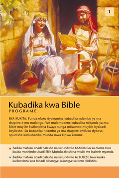 Programe a kubadika kwa Bible