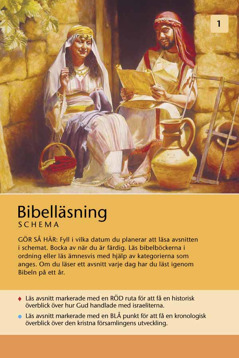 Bibelläsningsschema.