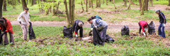 Jehoova tunnistajad koristavad Ukrainas Lvivi lähistel metsa