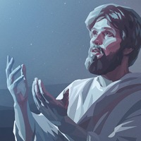 Jesus praying to his heavenly Father