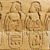 Gambar para tahanan sing ana ing pahatan ing Karnak