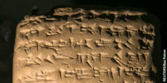Tableta cuneiforme trobada a la ciutat de Judà