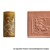 Segell cilíndric del rei persa Darius I caçant i la impressió del segell sobre argila