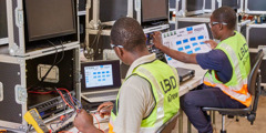 Bakwesu bobilo baku Local Broadcasting Department, bapakiŋa mincini ya audio-video kutegwa itolwe kumuswaangano wacooko.